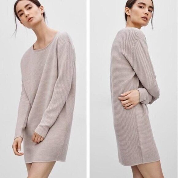 ARITZIA Wilfred Taupe Campanule Sweater Dress size XS - Picture 2 of 4